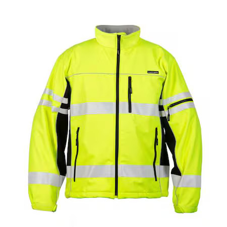 Kishigo Js137-M Jacket, Polyester, Class 3 R, Lime, M