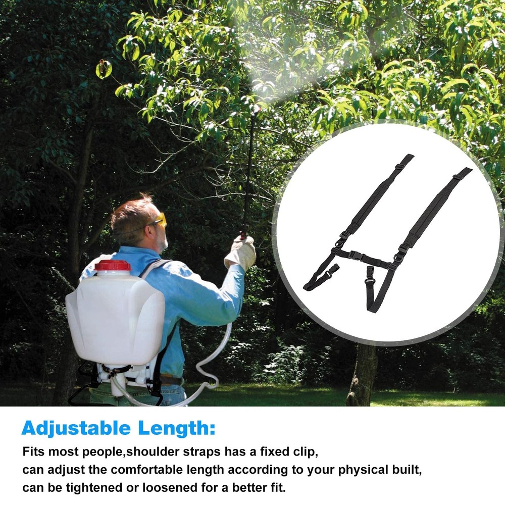 6-8137 Backpack Sprayer Straps Replacement Cha-pin Sprayers One Size, Black