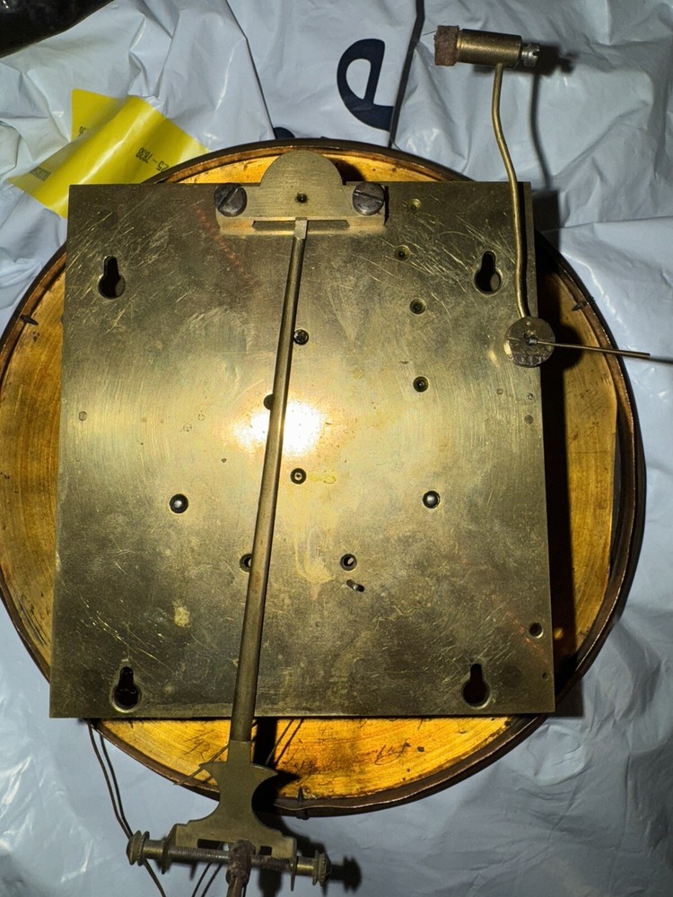 Large Antique 2 Weight Vienna Regulator Wall Clock