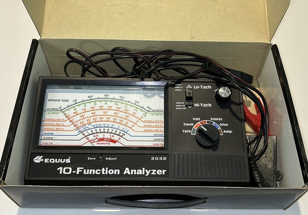 EQUUS 3032 10 Function Analyzer, 3050 Remote Start Switch, 3110 Timing Light