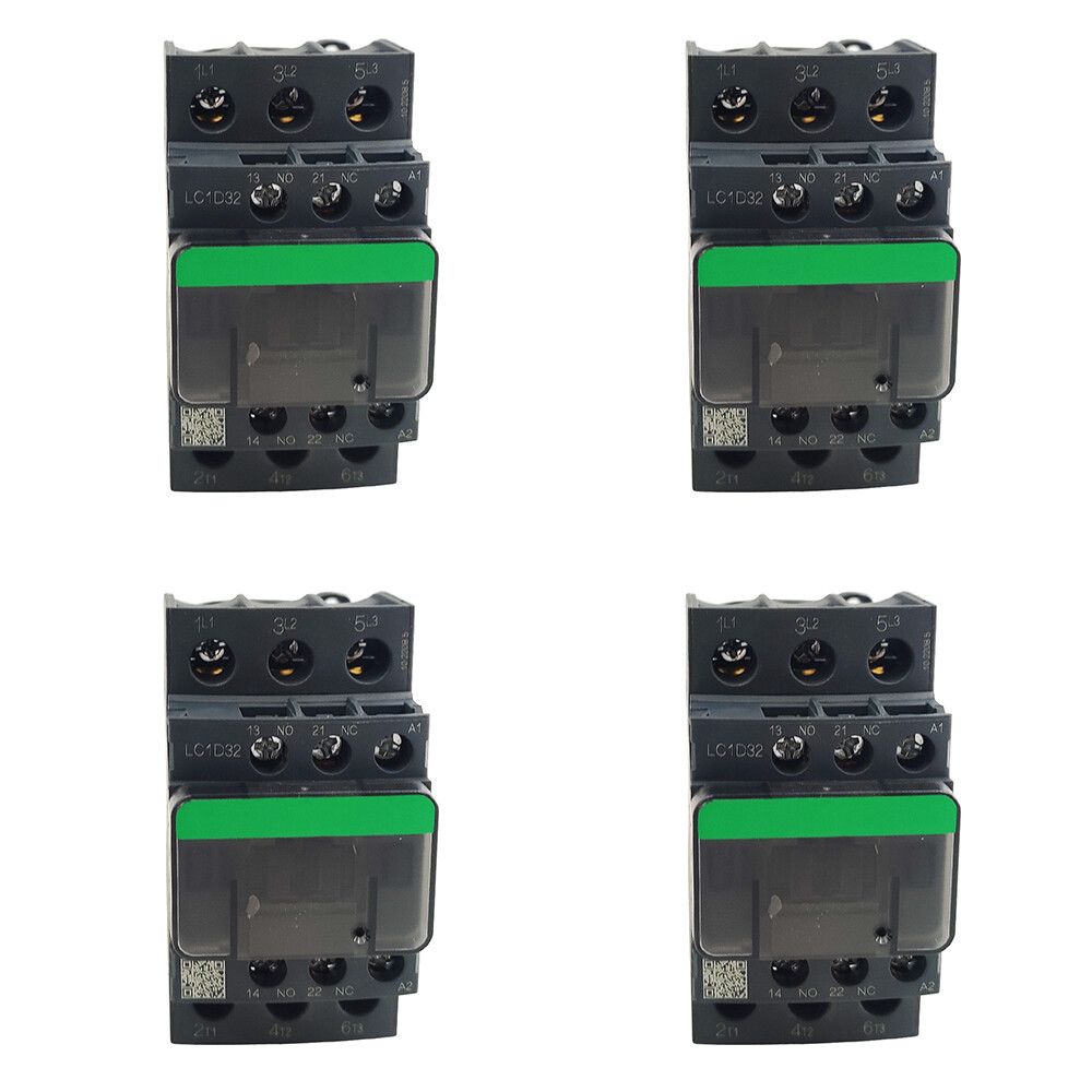 4PCS TeSys Deca LC1D32T7 Contactor 480V coil AC replace Schneider LC1D32T7 32A