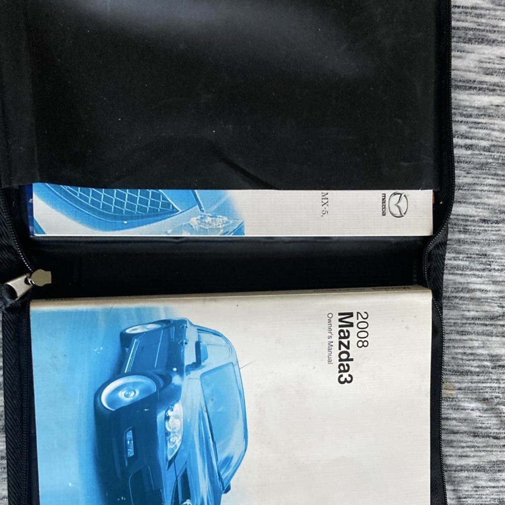 2008 Mazda 3 Owner’s Manual Set OEM User Guide Book