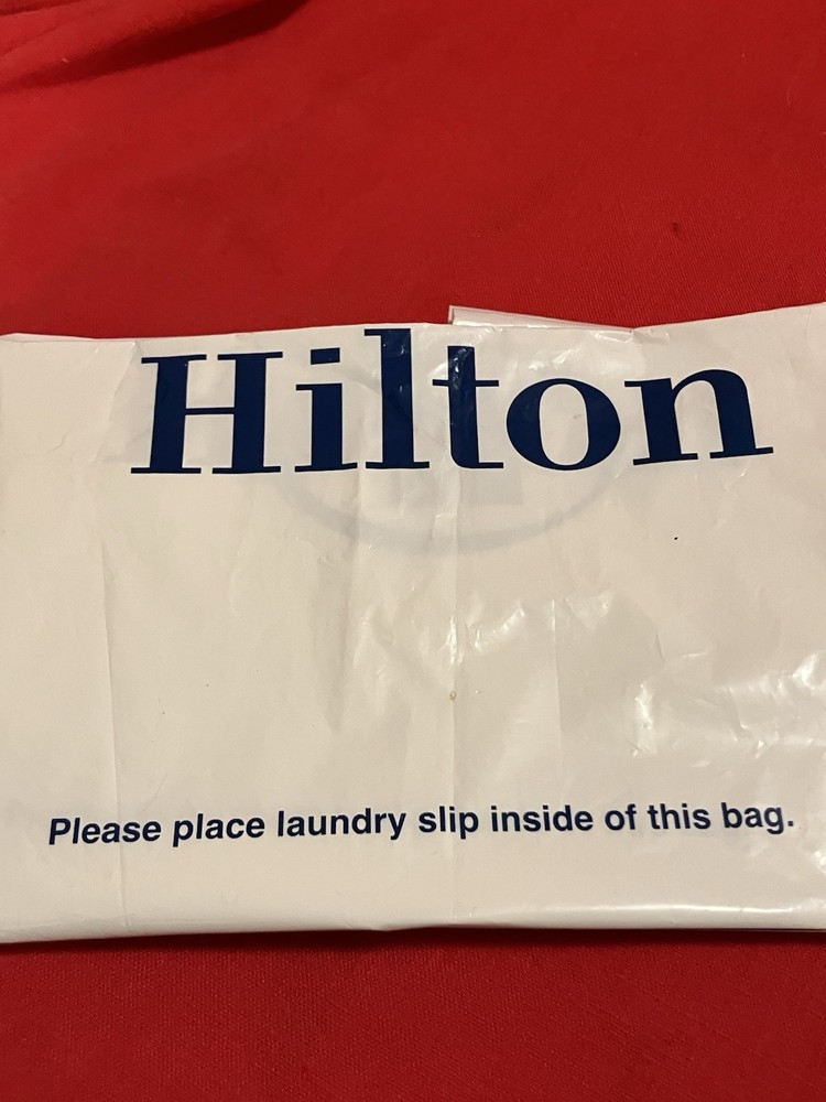 HILTON HOTEL LAUNDRY BAGS