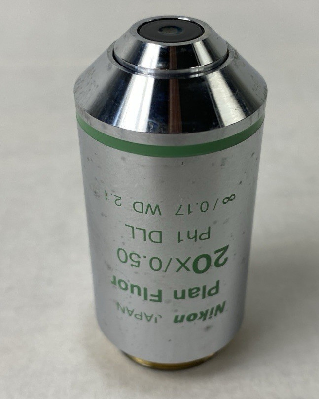 Nikon Plan Fluor 20x 0.50 Ph1 DLL WD 2.1 Microscope Objective Lens