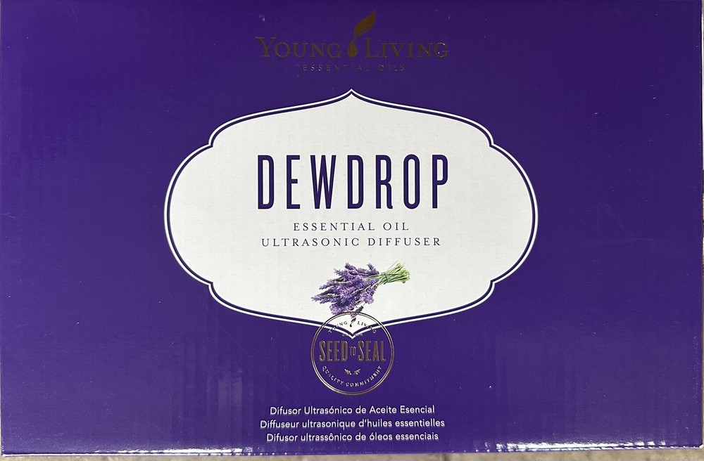 Young Living Essential Oil Dew Drop Diffuser-New With Manual!