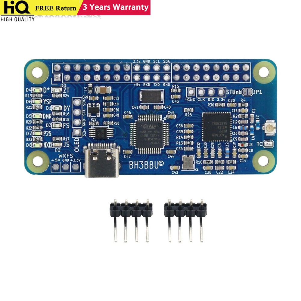 Mini Simplex Hat Hotspot Main Board for MMDVM Digital Modem Box fit Raspberry Pi