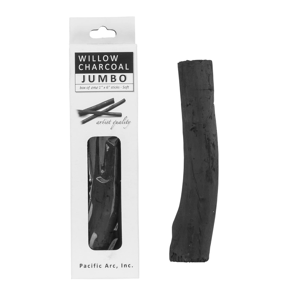 Large Willow Charcoal Stick Soft Black Charcoal for Sketching