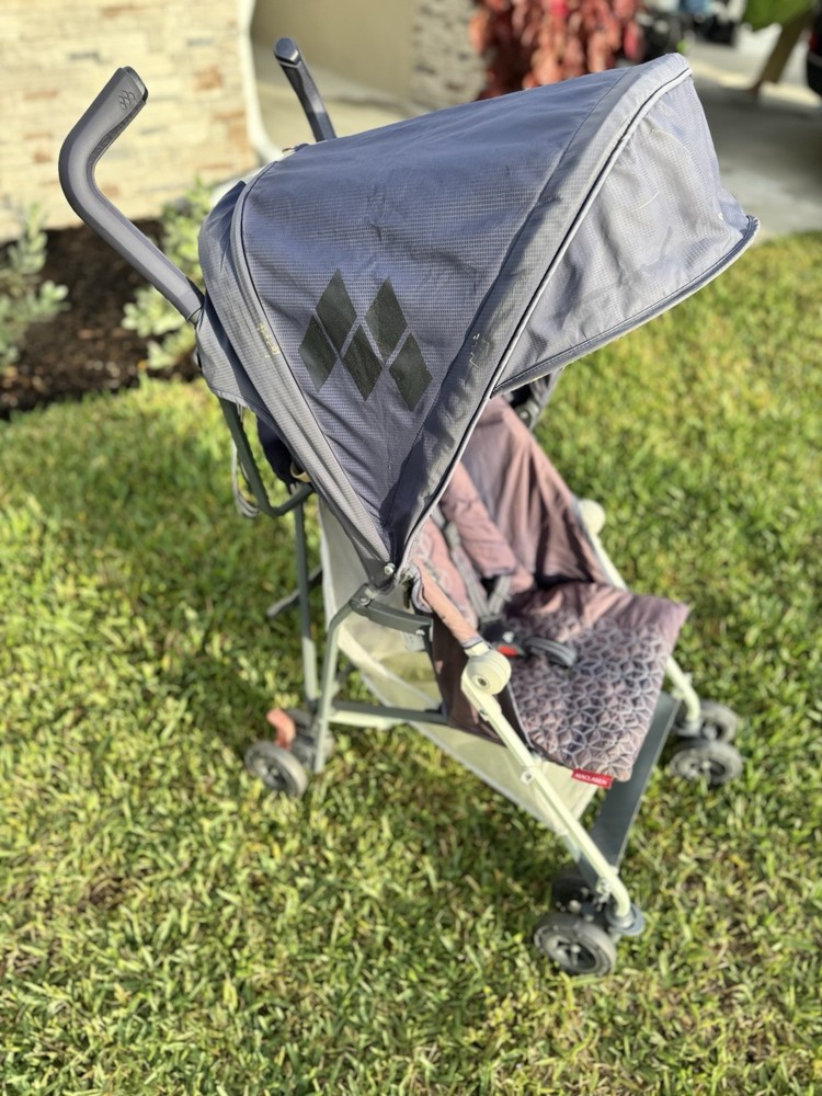 MacLaren Mark 2 Lightweight Umbrella Stroller - Blue/Silver