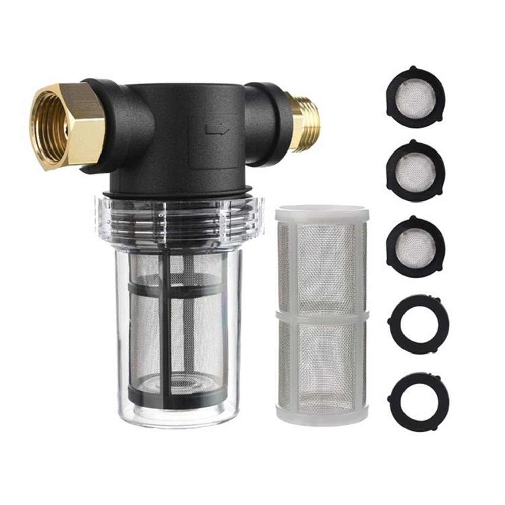 For Garden Hose Pressure Washer Inline Water Filter 80 PSI Max for Cleaner