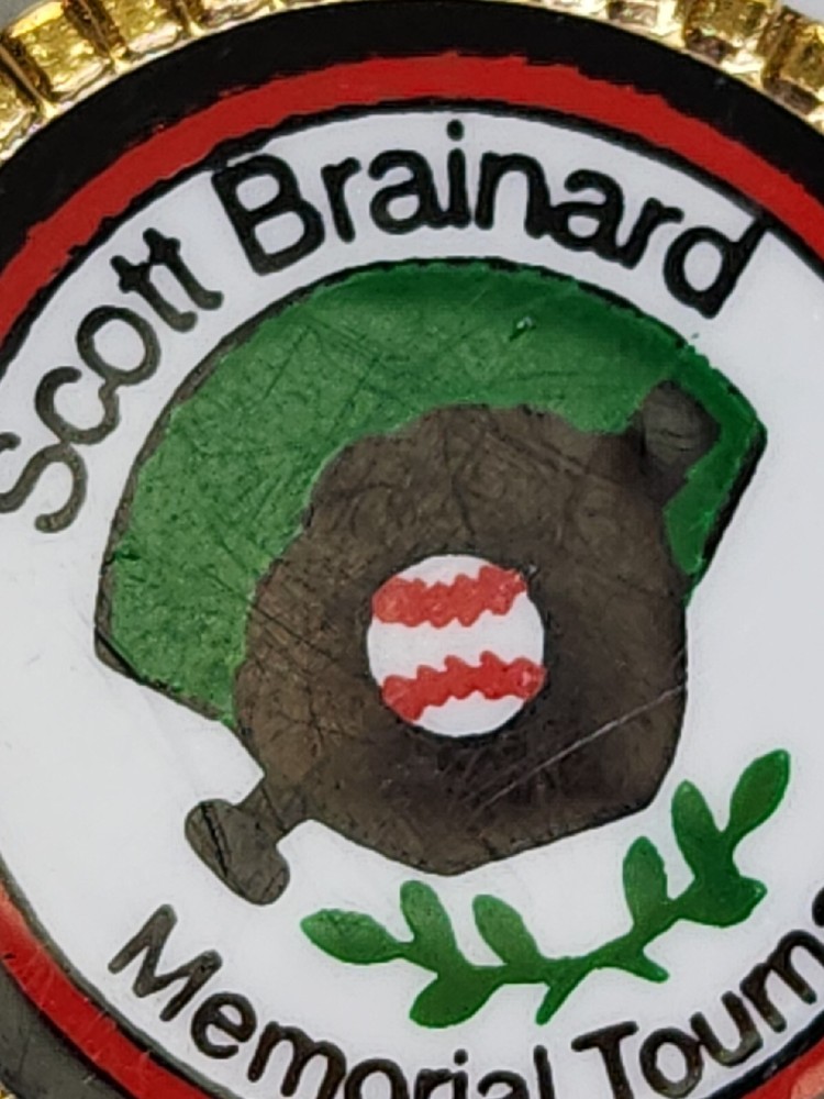Scott Brainard Memorial Baseball Tournament Lapel Pin