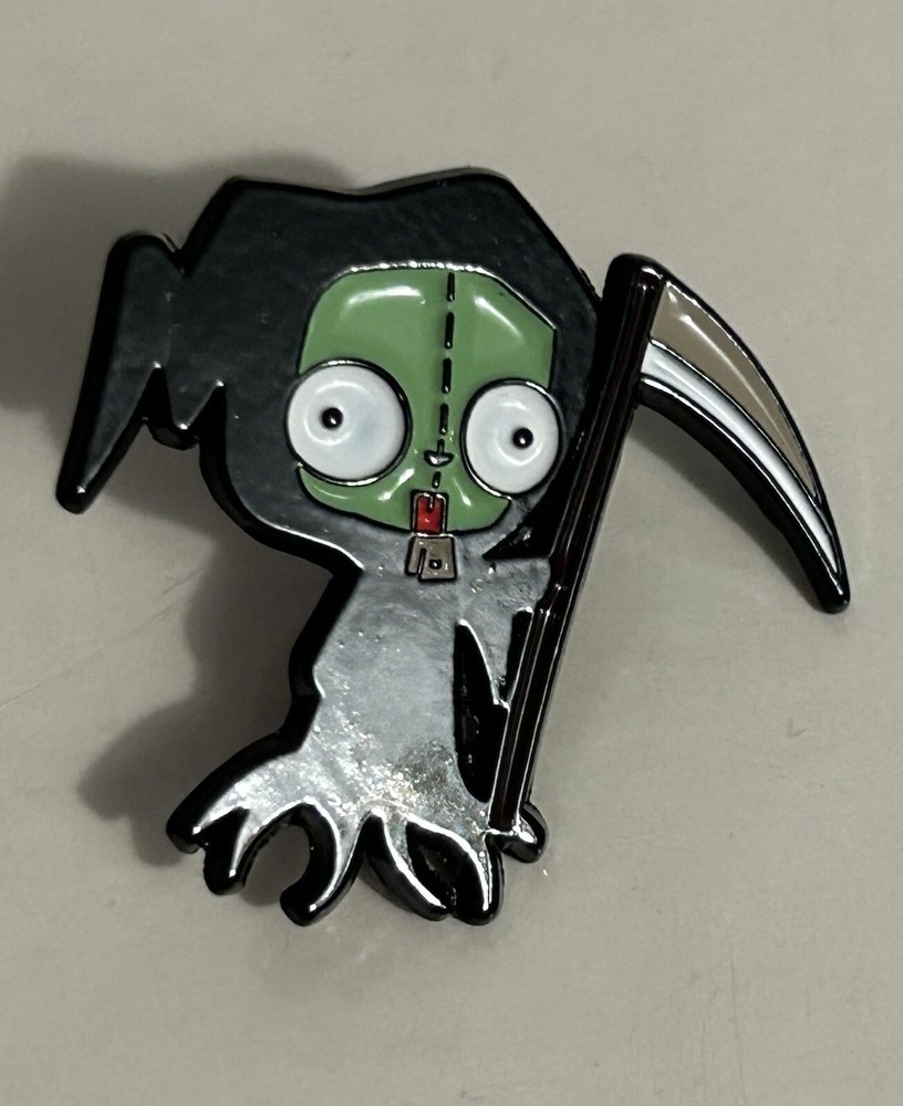 Invader Zim Gir Grim Reaper Pin