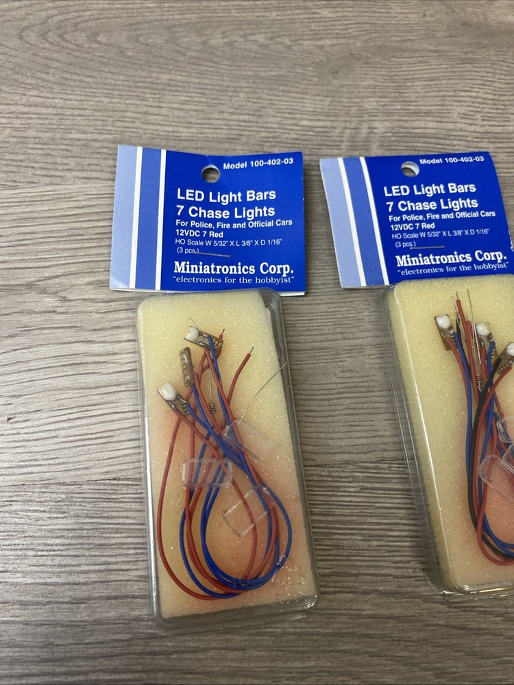 (2) Miniatronics 100-402-03 Assorted Light Bars