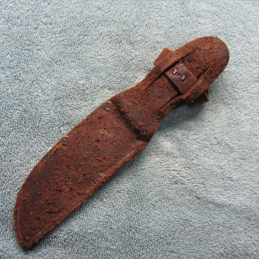 Unbranded Fixed Blade W. Spear Brand Sheath