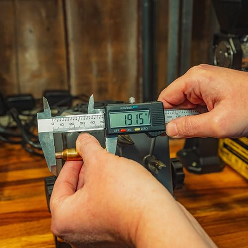 Electronic Caliper with LCD Display and Case for Reloading