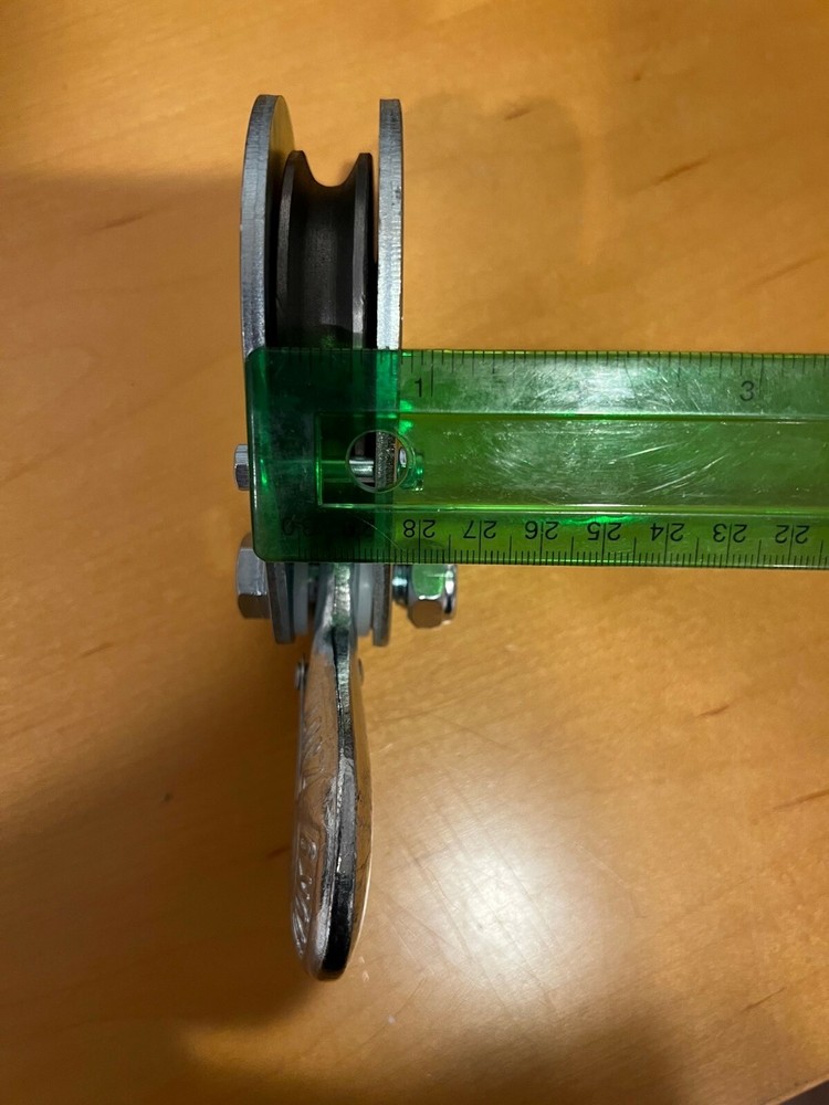 1-Pack Single Pulley Block Heavy Duty Hardware Single Wheel