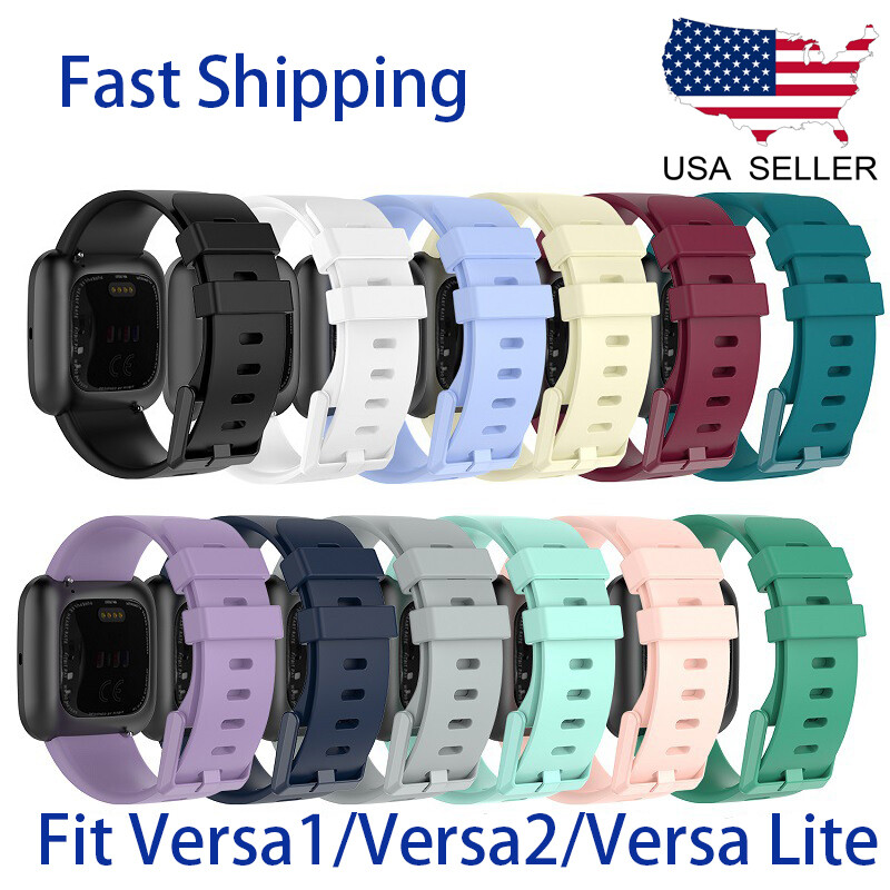 Replacement Silicone Band Strap Wristband For Fitbit Versa2/Versa Lite Watch