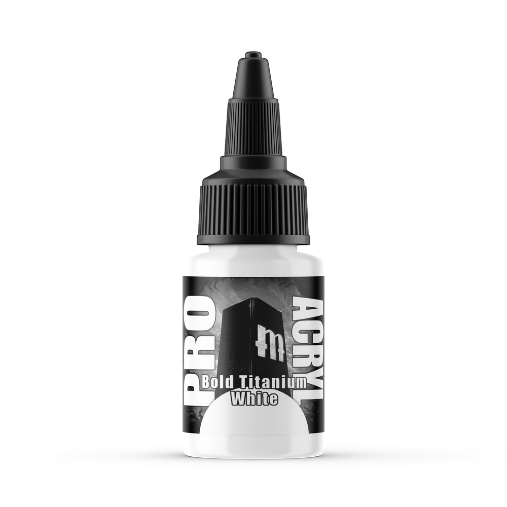 Monument Hobbies 001-Pro Acryl Bold Titanium White