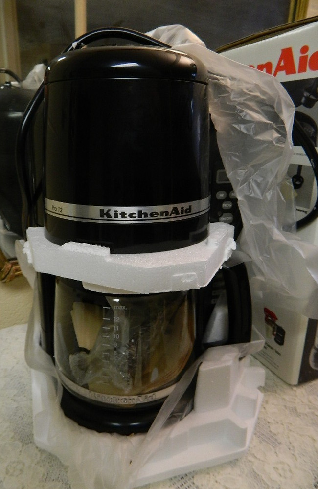 KitchenAid 12-Cup Programmable Coffee Maker with One Touch Brewing NIB