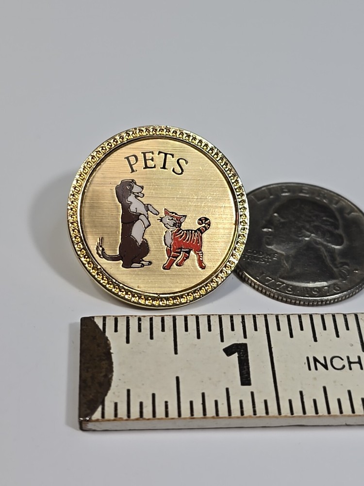 Pets Lapel Pin Dog & Cat