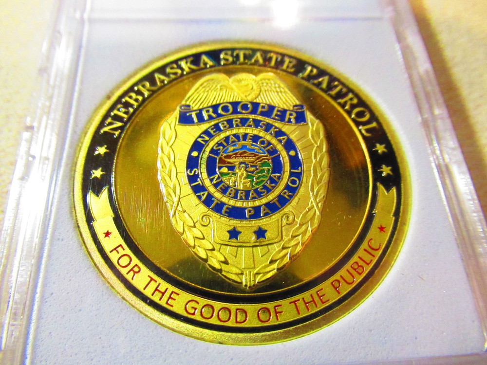 NEBRASKA STATE PATROL Challenge Coin