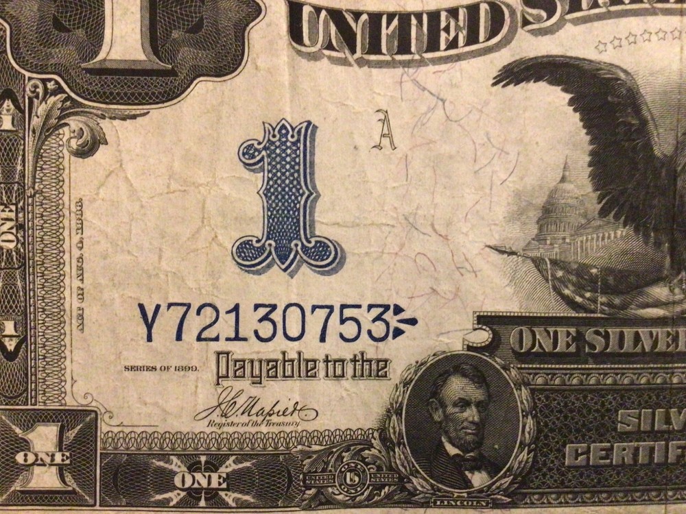 1899 “ Black Eagle “ Silver Certificate