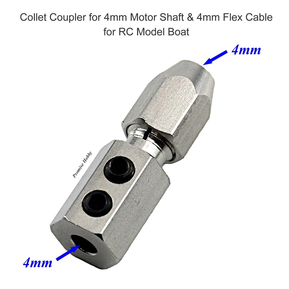 1PCS Flex Collet Coupler for 4mm Motor Shaft & 4mm Flex Cable RC Model Boat