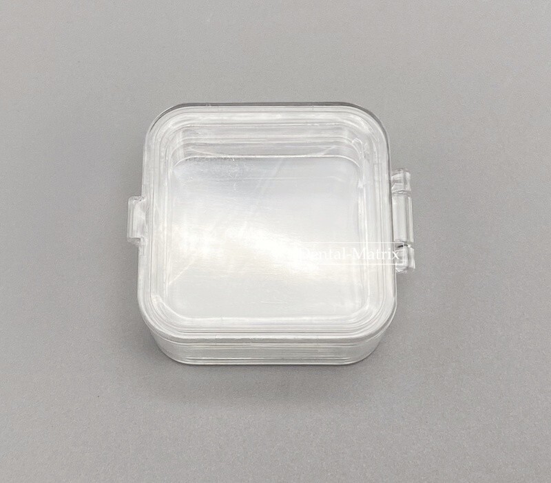 90 Pcs Denture False Teeth Container Membrane Case Hinged Display Box Jewelry