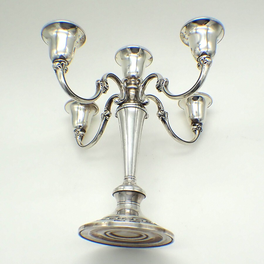 Strasbourg Five Light Candelabra Gorham Sterling Silver