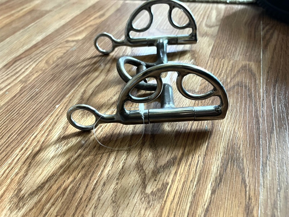 Handmade Solid Ported English Kimberwick Bit 5” Copper Roller