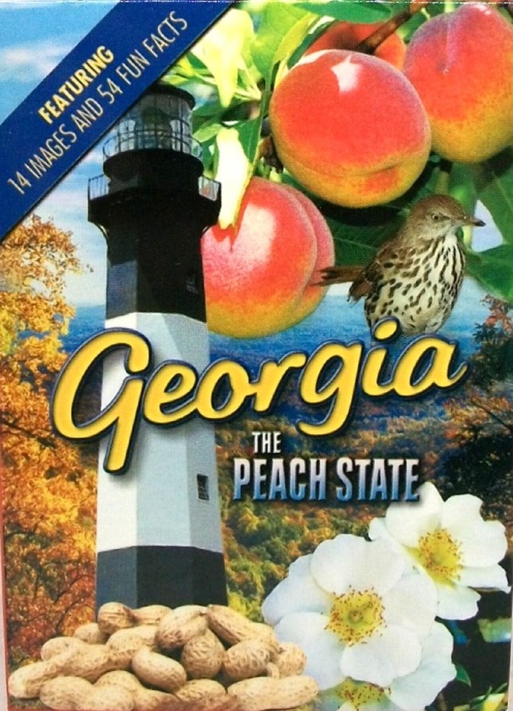 Georgia The Peach State Playing Cards