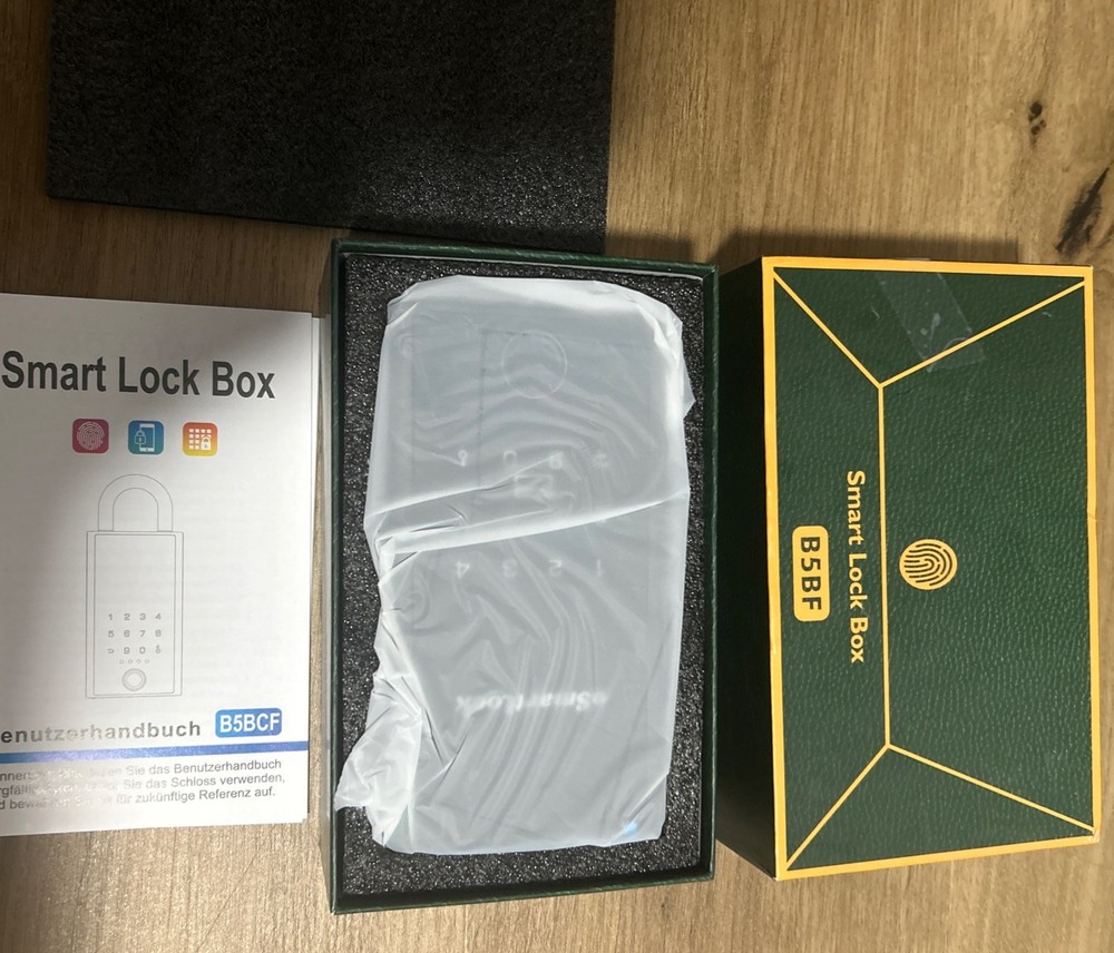 Smart Lock Box, Key Lock Box with Code APP, Electronic Digital Bluetooth Lockbox