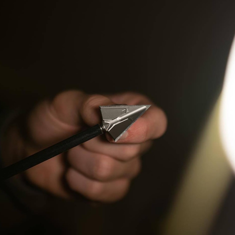 G5 Montec M3 Solid Fixed 3-Blade Broadheads | 3-Pack | 100/125 Grains | Razor...