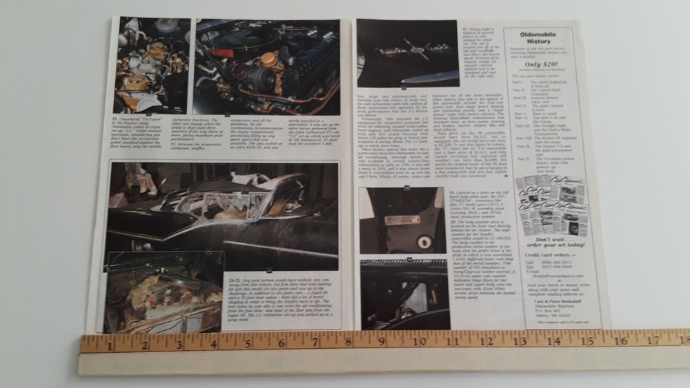 1957 OLDSMOBILE STARFIRE 98 ORIGINAL 2000 ARTICLE