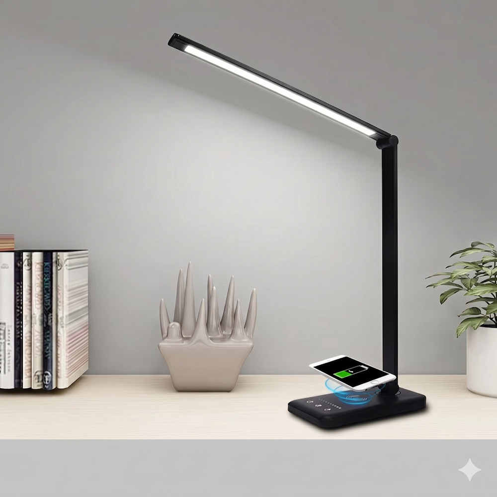 LED Wireless Charging Desk Lamp
