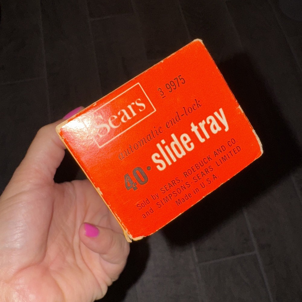 Sears 40-Slide Tray 3 9975 End Lock Feature