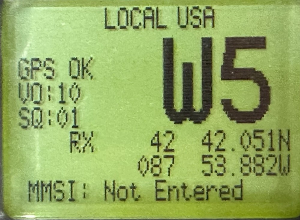 Raymarine Ray240 VHF Black Box Processor Module ONLY, Tested, Clear MMSI