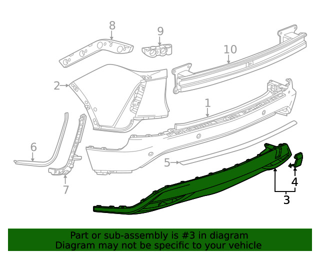 Genuine GM Lower Cover 85014221