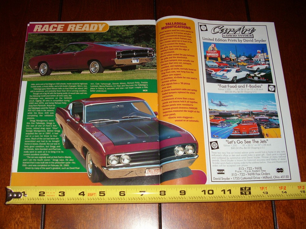 1969 FORD TORINO TALLADEGA - ORIGINAL 2001 ARTICLE