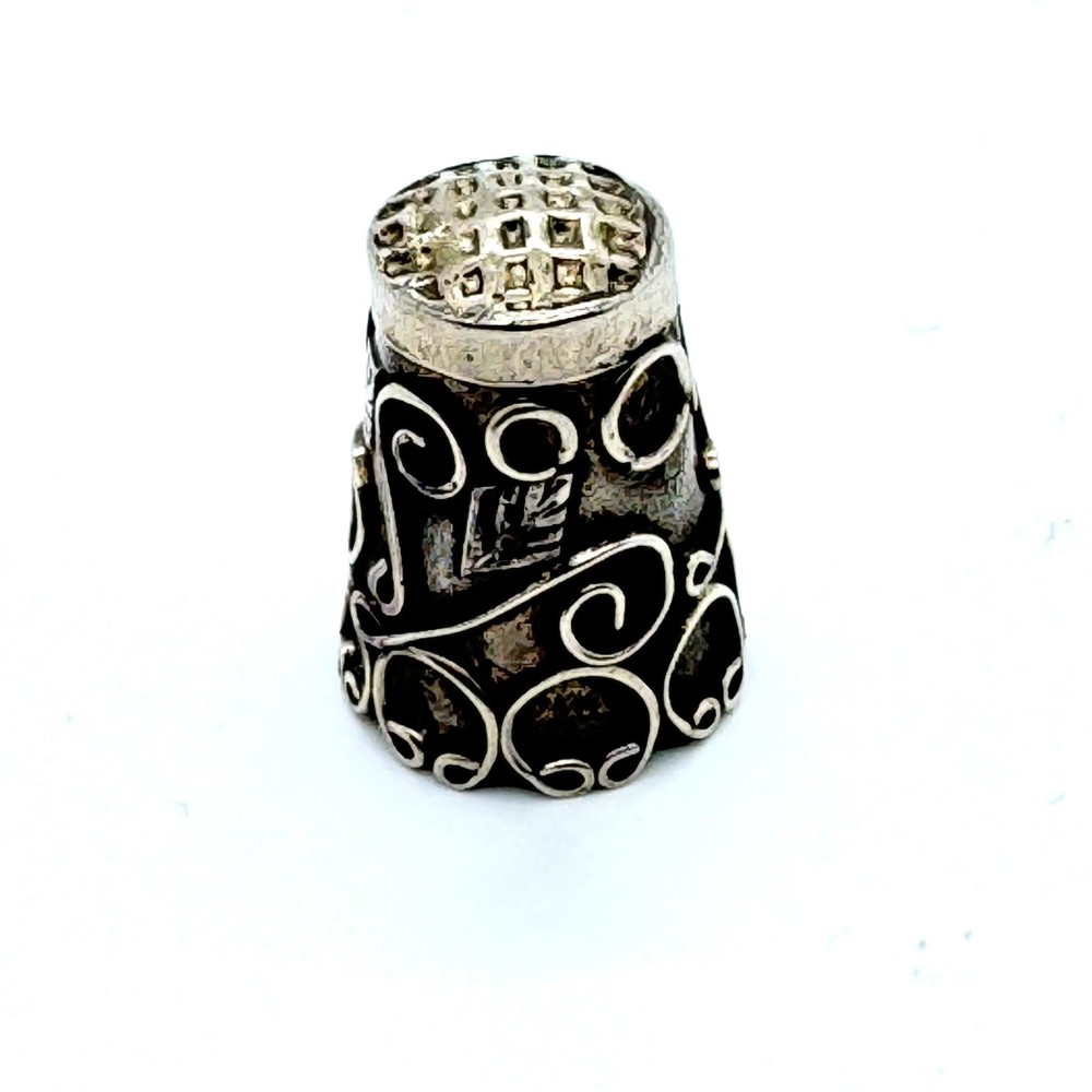 Vintage Sterling Silver Thimble Mexico 4g