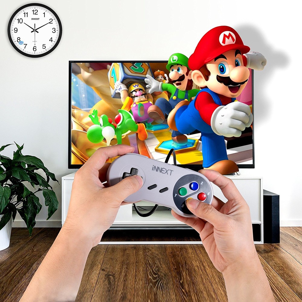 N64 NES SNES USB GAME Controller Wired/4.9ft PAD For PC Windows Raspberry Pi