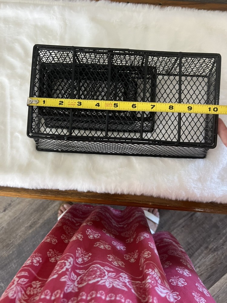 3 Piece Everbilt Wire Steel Mesh Pegboard Storage