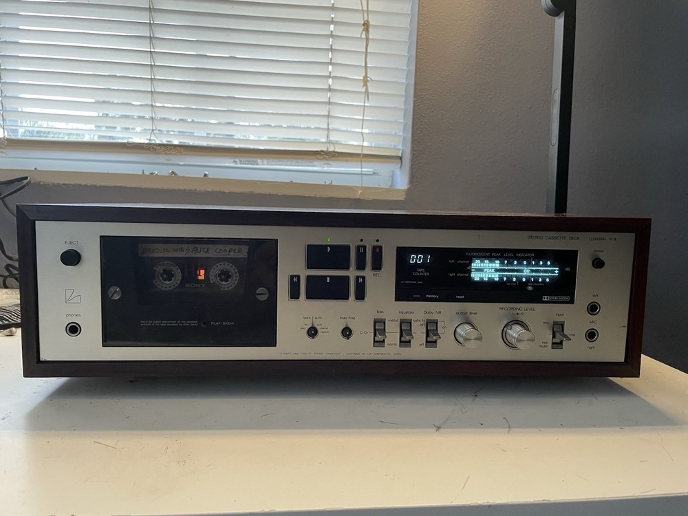 Luxman K-8 Stereo Cassette Deck (SERVICED)