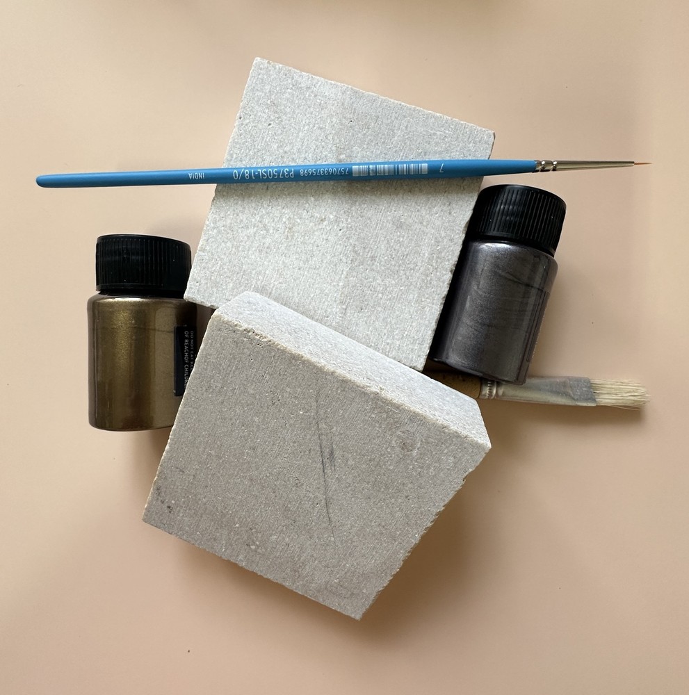 Plain Authentic Jerusalem Limestone Stone 3*3 in