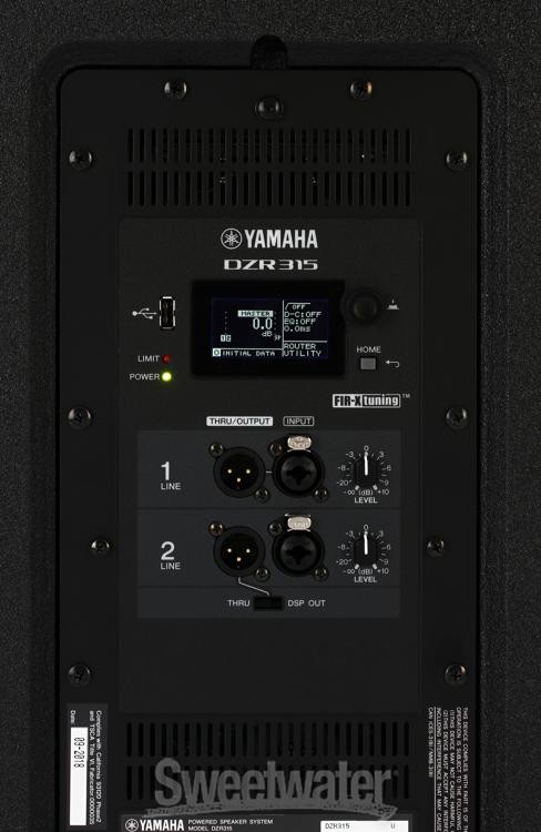 Yamaha DZR315 2000W 3-way Powered Speaker