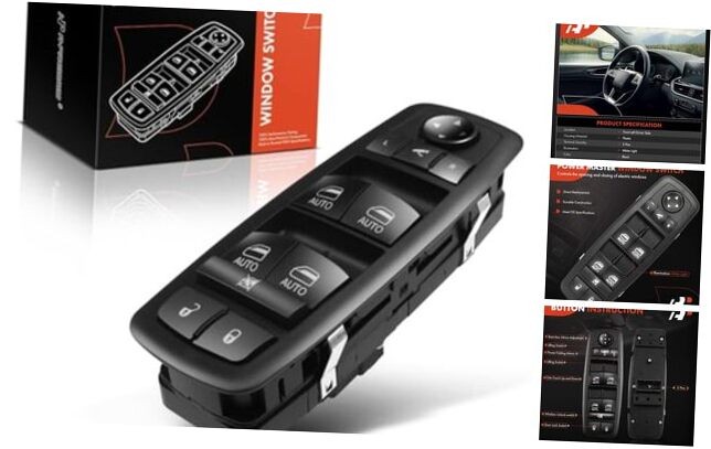 Master Power Window Switch Compatible with Chrysler Pacifica 2017-2021 V6