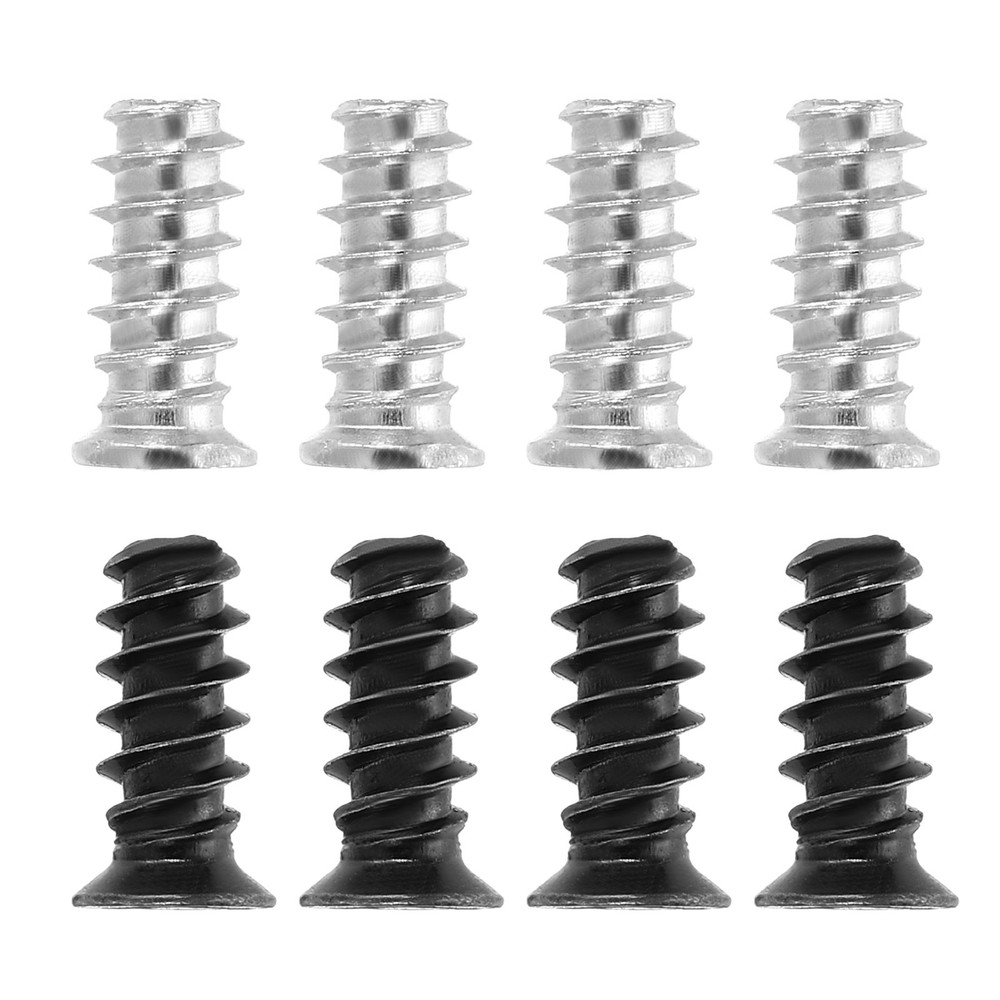 100Pcs M5 x 12mm Phillips Head Computer Case Fan Screws Kit, Silver/Black