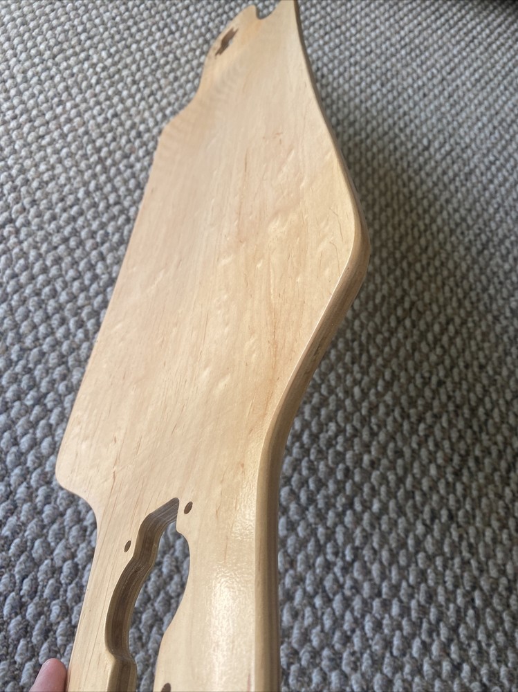 Drop through￼ Longboard With Micro Drop 40”X9.5” Cold Pressed Canadian Maple