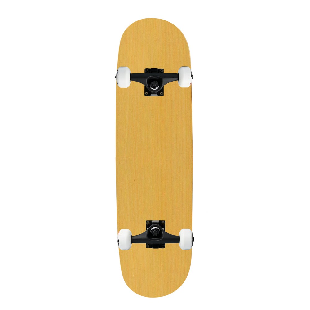 Moose Complete Skateboard Natural 8.0" Black/White Assembled
