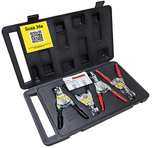 Direct Source QRP4S Ratchet Master - P4S Quick Release Pliers Set