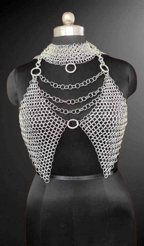 "Anodized Aluminum Chainmail – 10mm Rings, Lightweight"